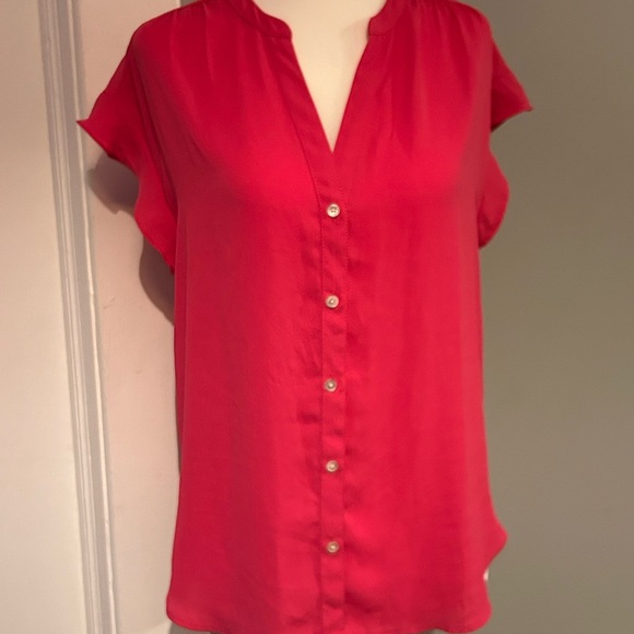 J. Crew Ruffle Sleeve Shirt - Picture 2 of 2